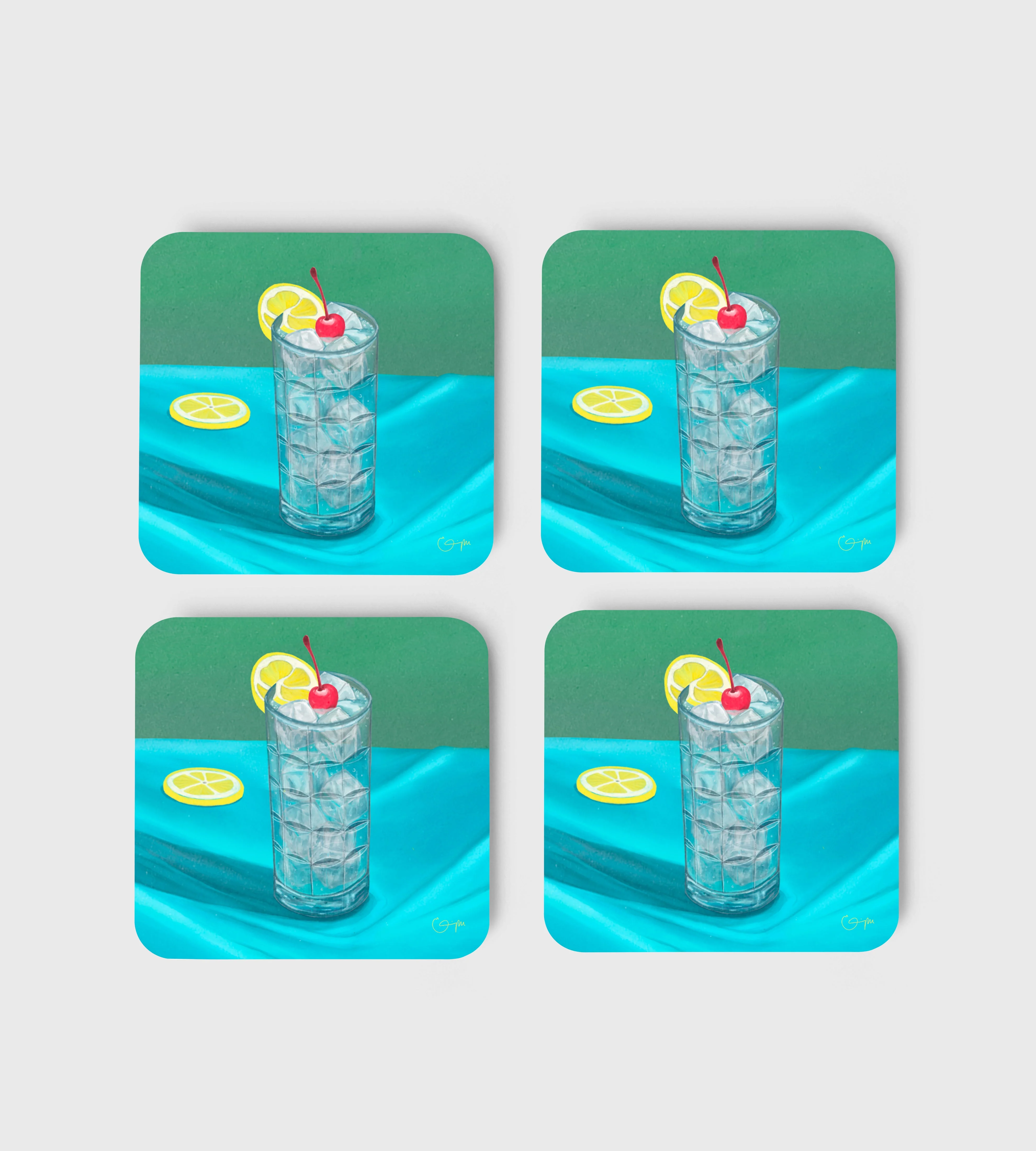 Elin PK Coasters 4-pack Tom Collins