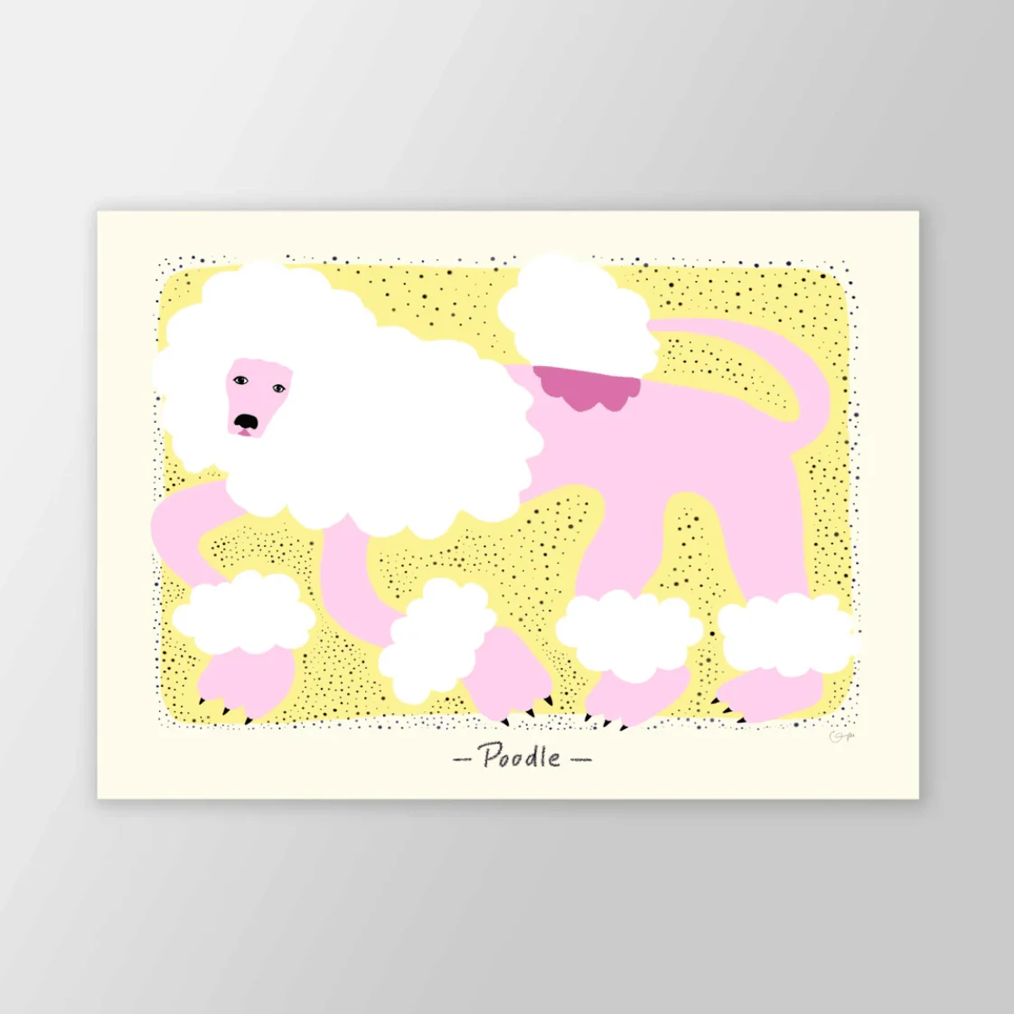 Elin PK Poodle Poster