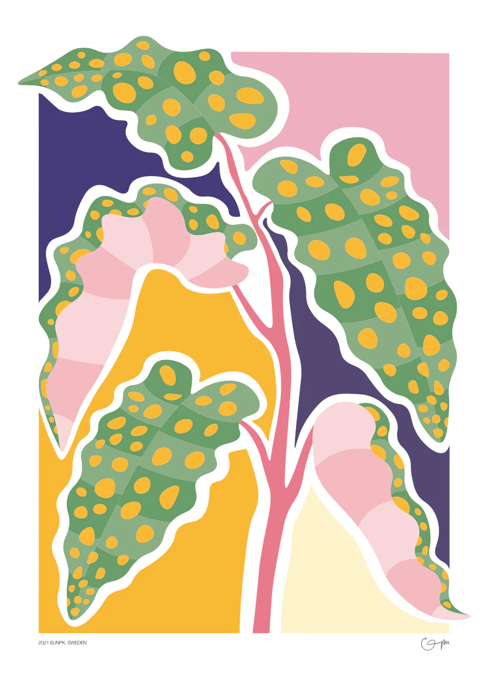 Elin PK "Trout Begonia" Poster - Image 2
