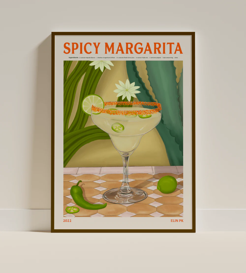 Elin PK Spicy Margarita II Drink Poster