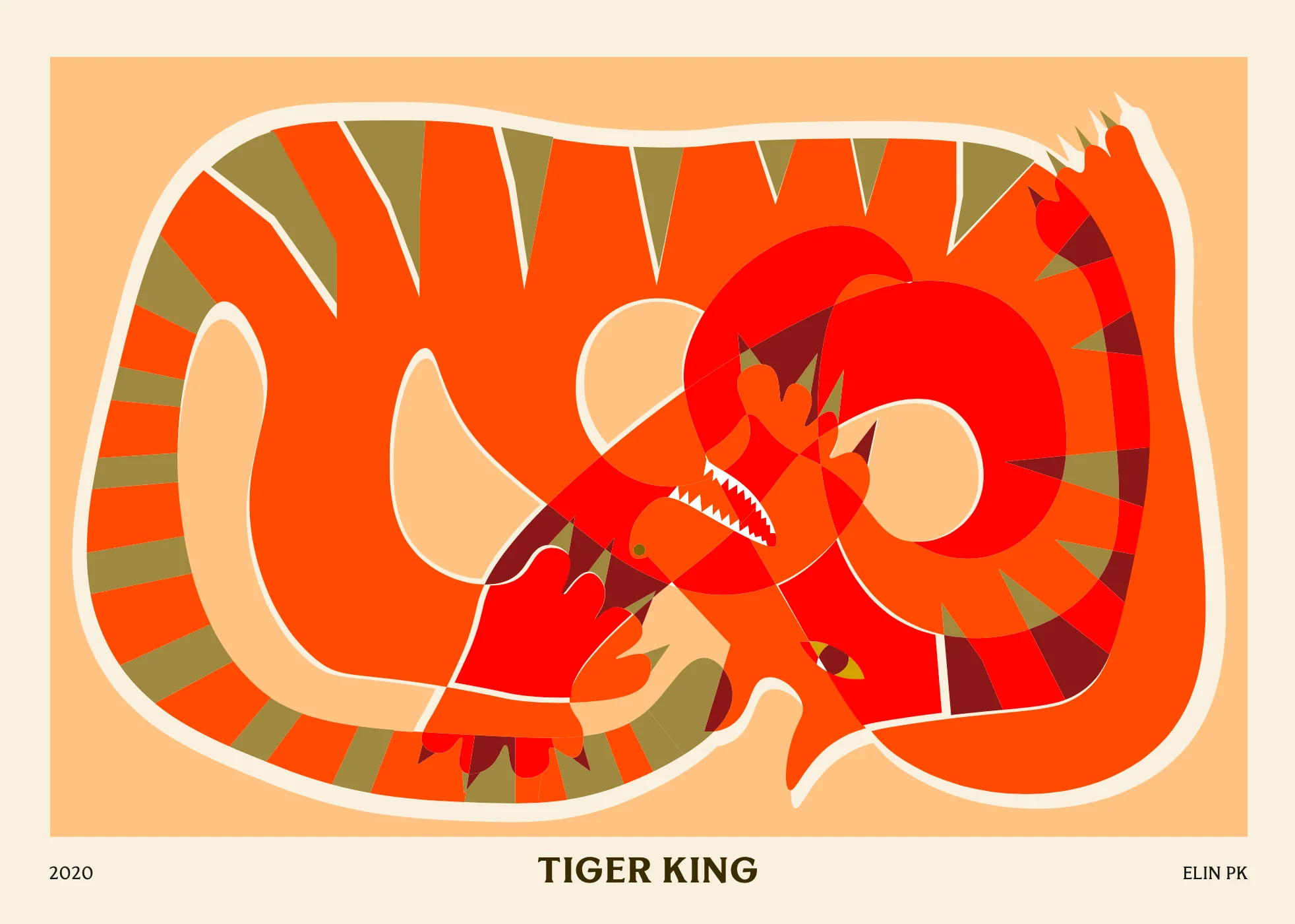 Elin PK Tiger King Poster - Image 2