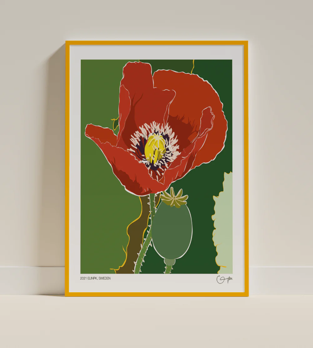 Elin PK Poppy Poster